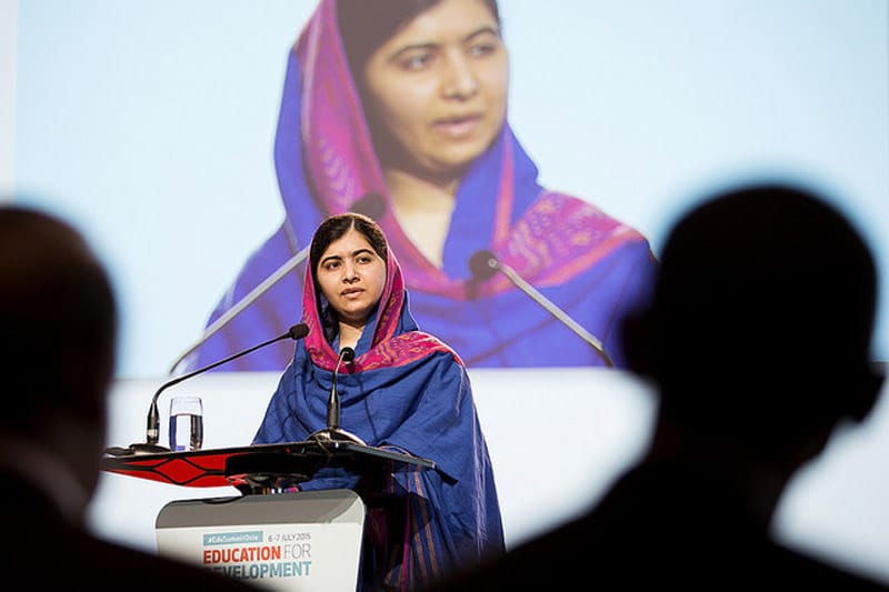 Malala Yousafzai, speaking at the Oslo Education Summit